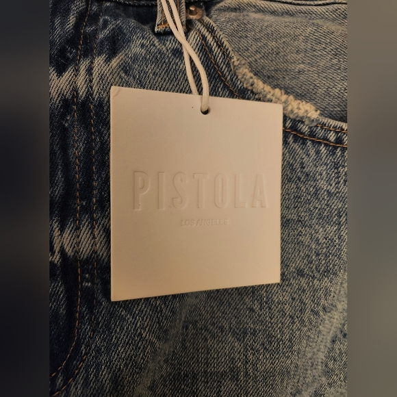 NWT PISTOLA KEATON HIGH RISE SLIM STRAIGHT JEAN KEATON in PERSUE 26 - Picture 5 of 8